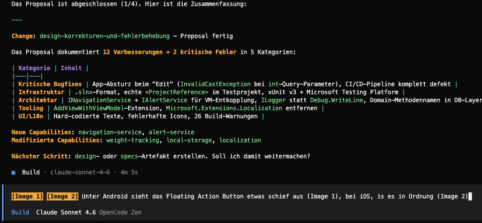Kopieren der Bilder in OpenCode